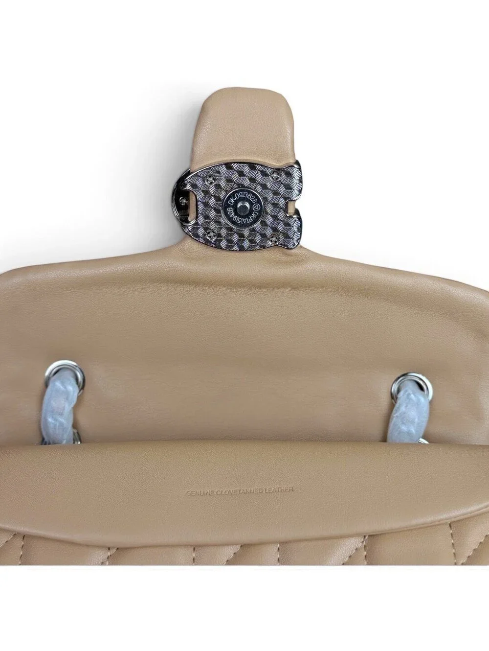 Coach Tabby 26 Quilted Shoulder Bag Beige Buff Silver Hardware Rare NWT
